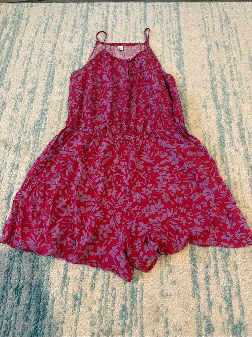 Old Navy women’s romper Pink and purple Floral Print